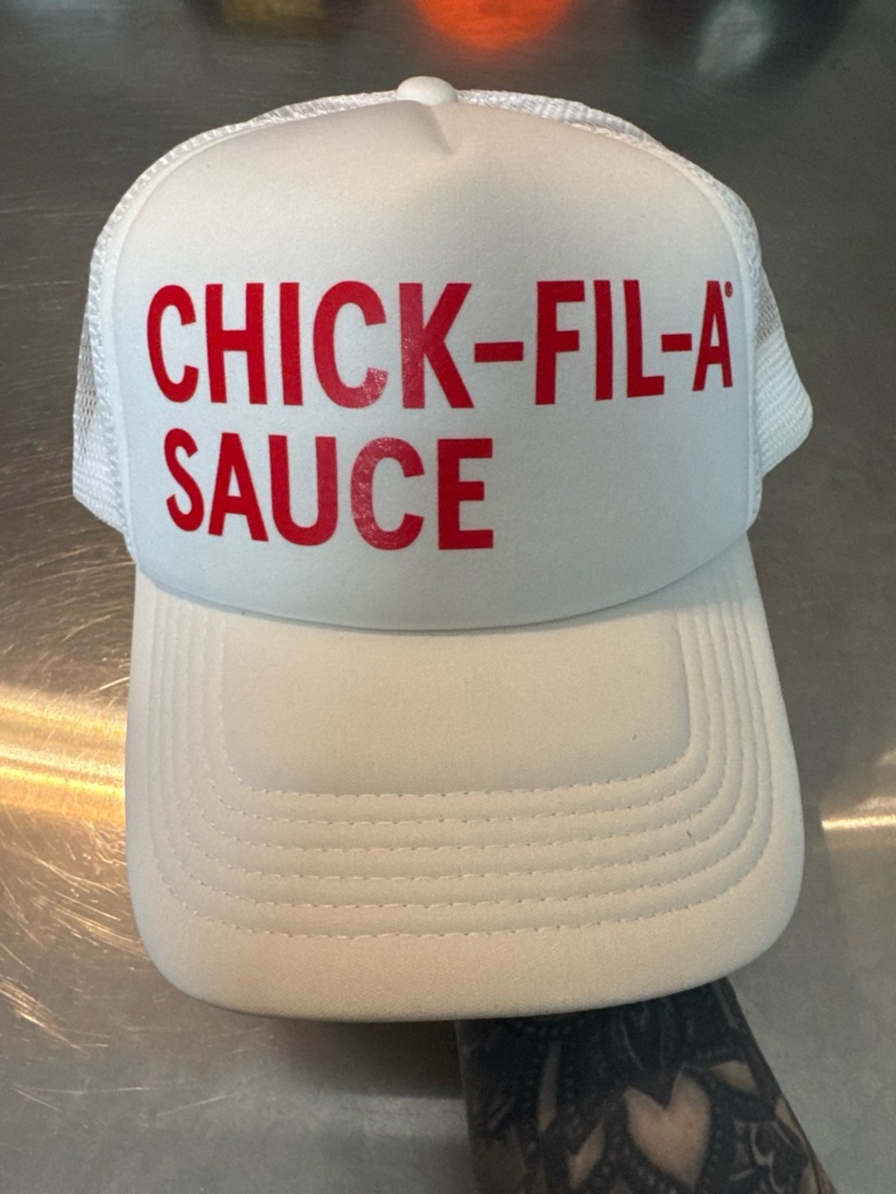 Chick-fil-A White Trucker Hat